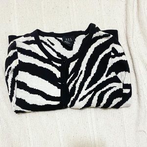 Zebra Cardigan